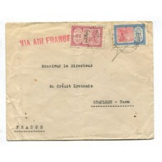 ARGENTINA 1934 CARTA CORREO AEREO CON ALTO FRANQUEO