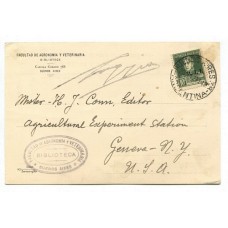 ARGENTINA SERVICIO OFICIAL 1933 TARJETA CIRCULADA