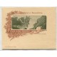 ARGENTINA 1901 ENTERO POSTAL SOBRE CARTA CON VISTA INTERIOR DE CATARATAS