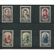 FRANCIA 1950 Yv. 867/71 SERIE COMPLETA DE ESTAMPILLAS NUEVAS MINT PERSONALIDADES 90 EUROS
