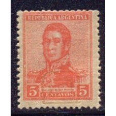ARGENTINA 1918 GJ 478 PE 233 FILIGRANA SERRA BOND NUEVO U$ 45