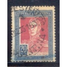 ARGENTINA 1923 GJ 589 PE 291 FILIGRANA RA  U$ 15