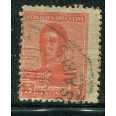 ARGENTINA 1918 GJ 478 FILIGRANA SERRA BOND PE 233 U$ 18