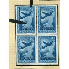 ARGENTINA 1951 GJ 998 VARIEDAD POS. 23 MULTIPLES VARIEDADES