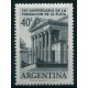 ARGENTINA 1958 GJ 1091A PAPEL SATINADO MINT U$ 20 LA PLATA