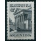 ARGENTINA 1958 GJ 1091A PAPEL SATINADO MINT U$ 20 LA PLATA