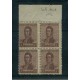 ARGENTINA 1918 GJ 481 PE 230 FILIGRANA WHEATLEY BOND EN LOS CUATRO SELLOS DENTADO 13 x 12 CUADRO NUEVO TODOS MINT