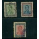 ARGENTINA 1917 GJ 453, 454 Y 455 SAN MARTIN DEL 17 LOS 3 VALORES ALTOS U$ 63