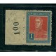 ARGENTINA 1927 GJ 632 FILIGRANA AHORRO POSTAL NUEVO MINT + BORDE NUMERADO