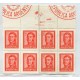ARGENTINA 1965 GJ 1308CA VARIEDAD COMPLEMENTO 2 CUADROS MINT U$ 40