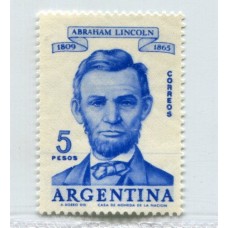 ARGENTINA 1960 GJ 1168SG VARIEDAD IMPRESO SOBRE LA GOMA U$75 RARO