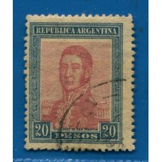 ARGENTINA 1917 GJ 455 EL VALOR ALTO Y FINAL DE LA SERIE PE227 U$ 50