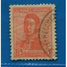 ARGENTINA 1918 GJ 478 FILIGRANA SERRA BOND PE 233 U$ 18