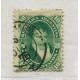 ARGENTINA 1867 GJ 39b PE 19a ESTAMPILLA VARIEDAD PAPEL RAYADO U$ 35