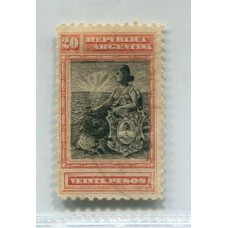 ARGENTINA 1899 GJ 238 ESTAMPILLA FINAMENTE USADA U$ 35