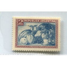 ARGENTINA 1935 GJ 813 PROCERES Y RIQUEZAS SIN FILIGRANA NUEVO CON GOMA U$ 35