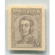 ARGENTINA 1935 GJ 741 PROCERES Y RIQUEZAS 1 ENSAYO EN PAPEL MUESTRA