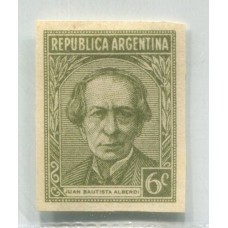 ARGENTINA 1935 GJ 745 PROCERES Y RIQUEZAS 1 ENSAYO