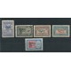 ARGENTINA 1930 GJ 665/9 SERIE COMPLETA ESTAMPILLAS ZEPPELIN VERDE ESTUPENDA CALIDAD NUEVA MINT LUJO U$ 980