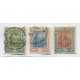 ARGENTINA 1912 GJ 360/2 LAS TRES ESTAMPILLAS FINALES DE LA SERIE LABRADOR U$ 126