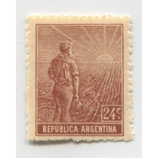 ARGENTINA 1912 GJ 346 ESTAMPILLA NUEVA CON GOMA LABRADOR U$ 8