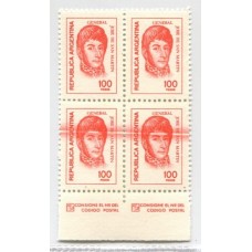 ARGENTINA 1977 GJ 1757 CUADRO CON VARIEDAD
