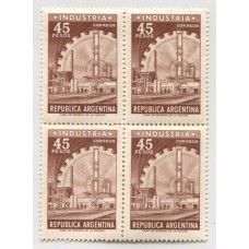 ARGENTINA 1965 GJ 1315 CUADRO DE ESTAMPILLAS NUEVAS MINT U$ 16