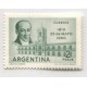 ARGENTINA 1960 GJ 1171A FILIGRANA Q PAPEL SATINADO MINT