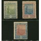 ARGENTINA 1912 GJ 360/2 ESTAMPILLAS NUEVAS CON GOMA, SON LOS TRES VALORES FINALES DE LA SERIE U$ 326