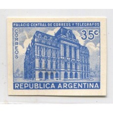 ARGENTINA 1942 GJ 885 PROCERES Y RIQUEZAS 1 ENSAYO EN COLOR ADOPTADO