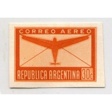ARGENTINA 1940 GJ 845 ENSAYO EN COLOR NO ADOPTADO