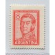 ARGENTINA 1965 GJ 1306A PAPEL MATE BLANDO ESTAMPILLA NUEVA MINT U$ 9