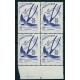 ARGENTINA 1960 GJ 1160A CUADRO PAPEL SATINADO MINT PAJAROS U$ 20