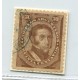 ARGENTINA 1888 GJ 91A EL CHOCOLATE ESTAMPILLA USADA MUY LINDO EJEMPLAR U$ 150