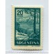 ARGENTINA 1959 GJ 1145SG PE. 606Cc ESTAMPILL VARIEDAD IMPRESO SOBRE LA GOMA MINT RARA U$ 100