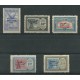 ARGENTINA 1930 GJ 660/4 SERIE COMPLETA ESTAMPILLAS ZEPPELIN AZUL NUEVA MINT SALVO EL 20 Cts TODO DE MAGNIFICA CALIDAD U$ 330