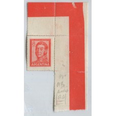 ARGENTINA 1965 GJ 1306A PAPEL MATE BLANDO PERO CON POSICION DE FILIGRANA HORIZONTAL , EN LA IMPORTANTE COLECCIÓN DEL Sr. LAFAGE ESTABA SEÑALADO COMO UNICO, RARISIMO MINT