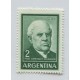 ARGENTINA 1959 GJ 1135A SARMIENTO ESTAMPILLA NUEVO MINT U$ 6,50