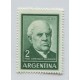 ARGENTINA 1959 GJ 1135A SARMIENTO ESTAMPILLA NUEVO MINT U$ 6,50