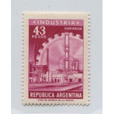 ARGENTINA 1965 GJ 1314A PROCERES Y RIQUEZAS II ESTAMPILLA MINT U$ 11