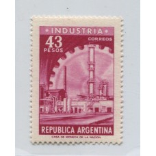 ARGENTINA 1965 GJ 1314A PROCERES Y RIQUEZAS II ESTAMPILLA MINT U$ 11