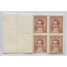 ARGENTINA 1935 GJ 800CB CON COMPLEMENTOS TIZADO CUADRO DE ESTAMPILLAS NUEVS MINT U$ 78