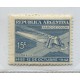 ARGENTINA 1942 GJ 867 ESTAMPILLA FILIGRANA SOL REDONDO RAYOS ONDULADOS NUEVA CON SUAVE RESTO U$ 70