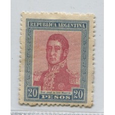 ARGENTINA 1917 GJ 455 ESTAMPILLA NUEVA CON GOMA U$ 90