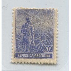 ARGENTINA 1915 GJ 370 PE 185 I ITALIANO VERTICAL DENTADO 13x12 NUEVO CON GOMA U$ 40