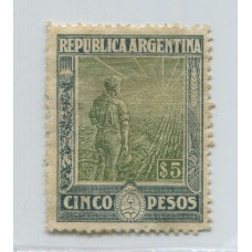 ARGENTINA 1912 GJ 360 ESTAMPILLA NUEVA CON GOMA U$ 23