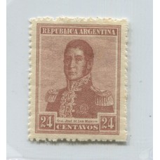 ARGENTINA 1922 GJ 557 ESTAMPILLA NUEVA CON GOMA U$ 20