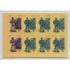 ARGENTINA 1998 GJ 2927C/8C SERIE COMPLETA EN HOJA DE CARNET ESTAMPILLAS MINT u$ 71