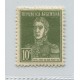 ARGENTINA 1924 GJ 600A ESTAMPILLA NUEVA CON GOMA VARIEDAD COLOR OLIVA U$ 90