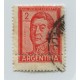 ARGENTINA 1959 GJ 1132 ESTAMPILLA CON VARIEDAD DENTADO BIEN DESPLAZADO
